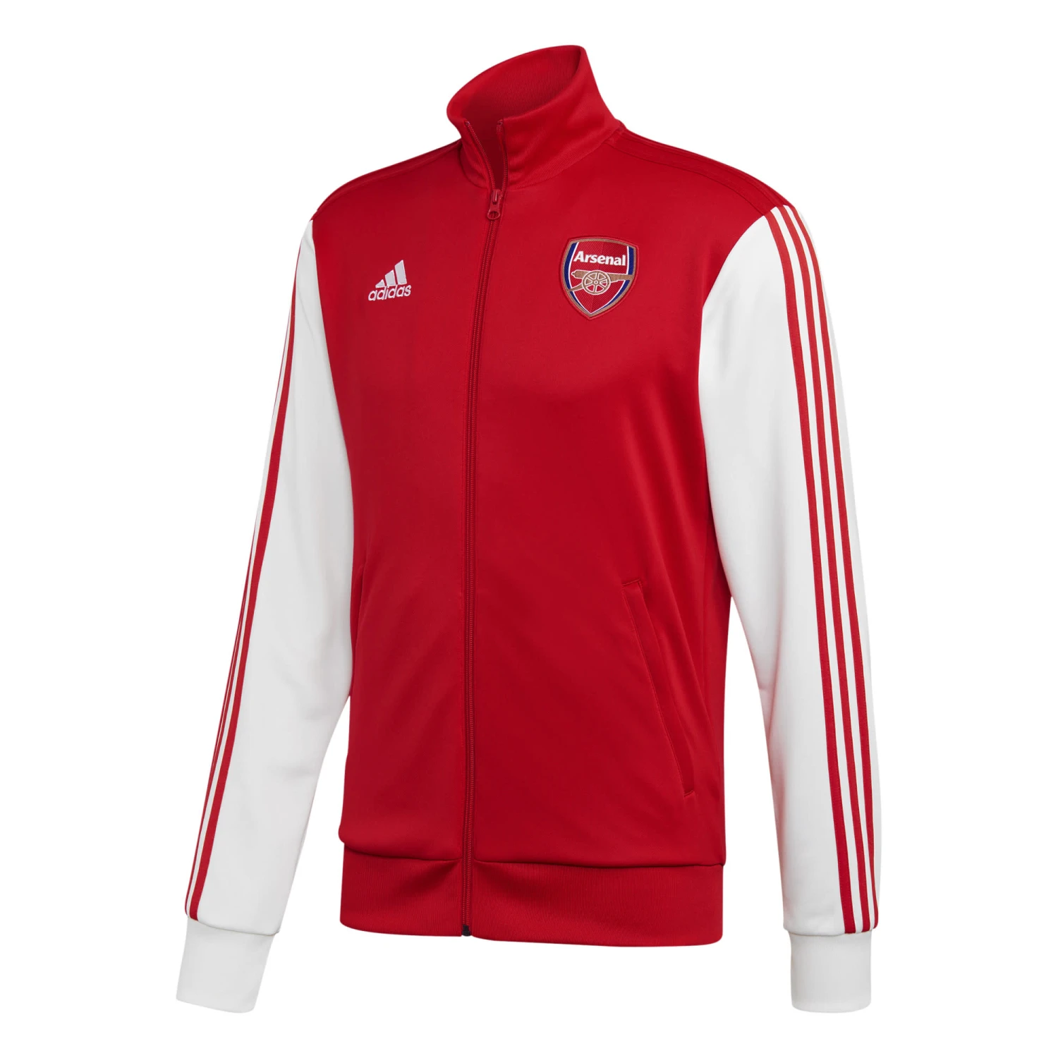 Adidas Arsenal 20/21 3-Stripes Track Jacket - Image 3