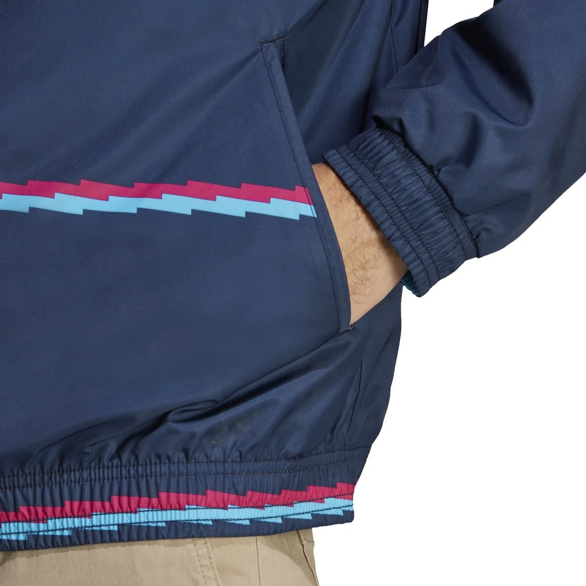 Adidas Arsenal 22/23 Reversible Anthem Jacket (Navy/Sky) - Image 6