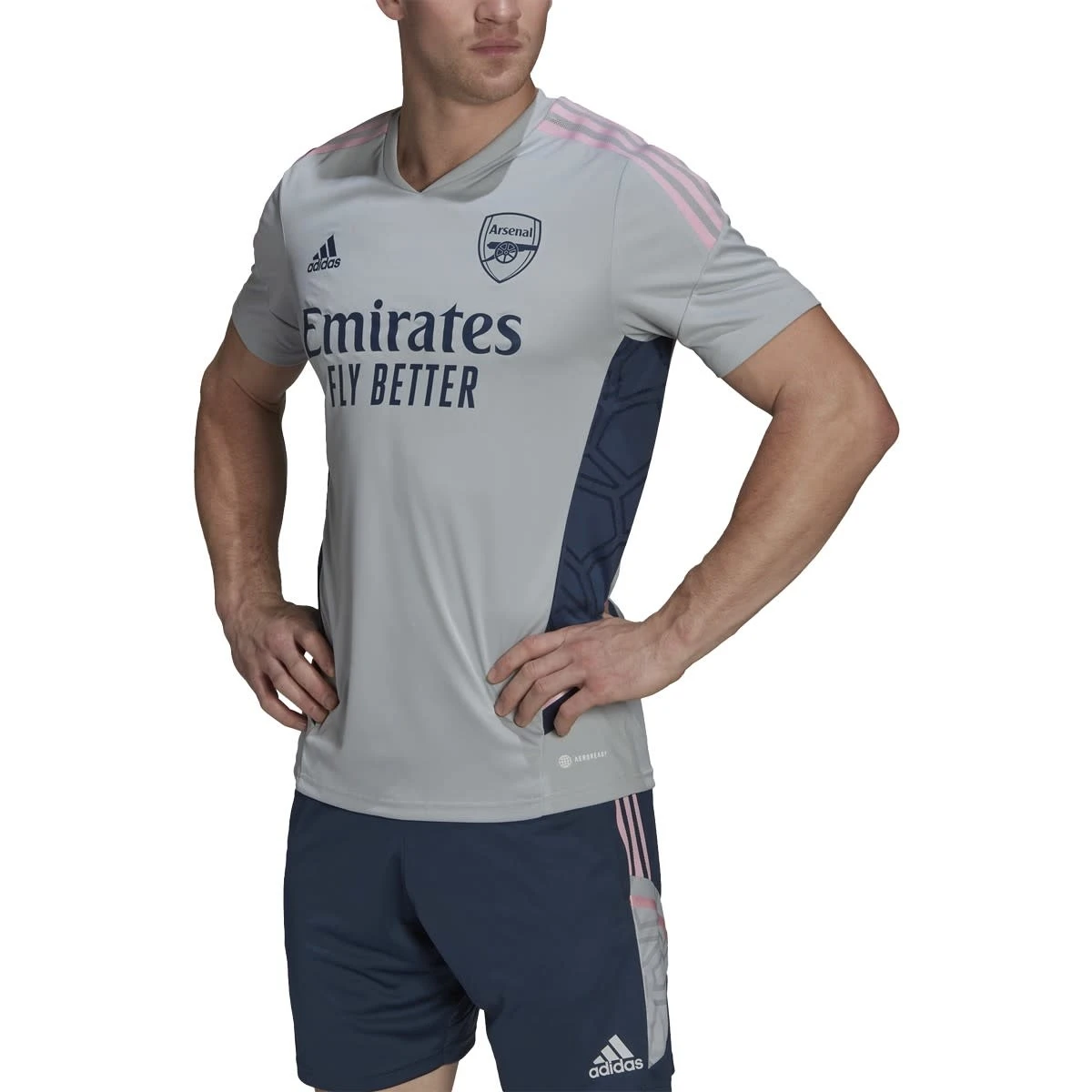 Adidas Arsenal 22/23 Training Jersey (Gray/Navy)