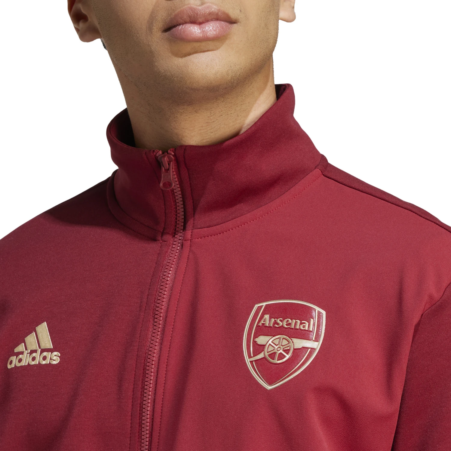 Adidas Arsenal 23/24 Anthem Jacket (Red) - Image 6