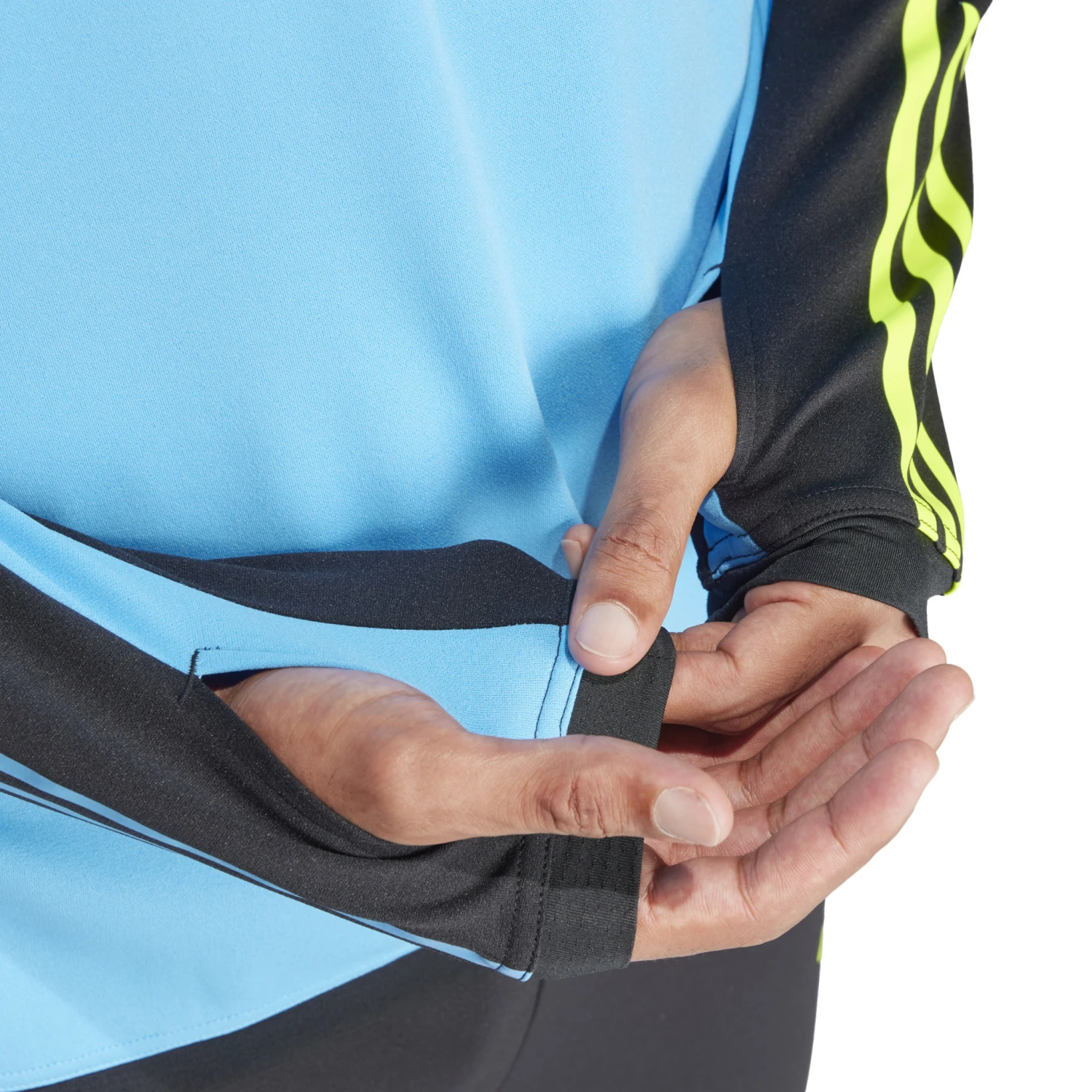 Adidas Arsenal 23/24 Tiro Training Top (Blue/Yellow) - Image 7