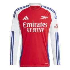 Adidas Arsenal 24/25 Long Sleeve Home Jersey (Red/White)