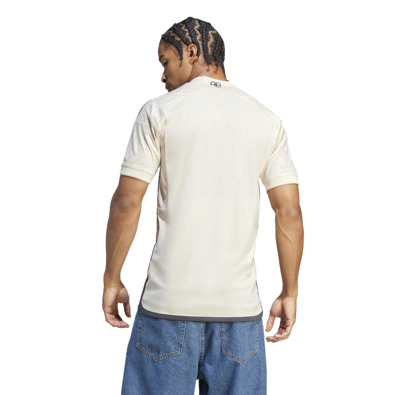 Adidas AS Roma 23/24 Away Jersey (Beige) - Image 4
