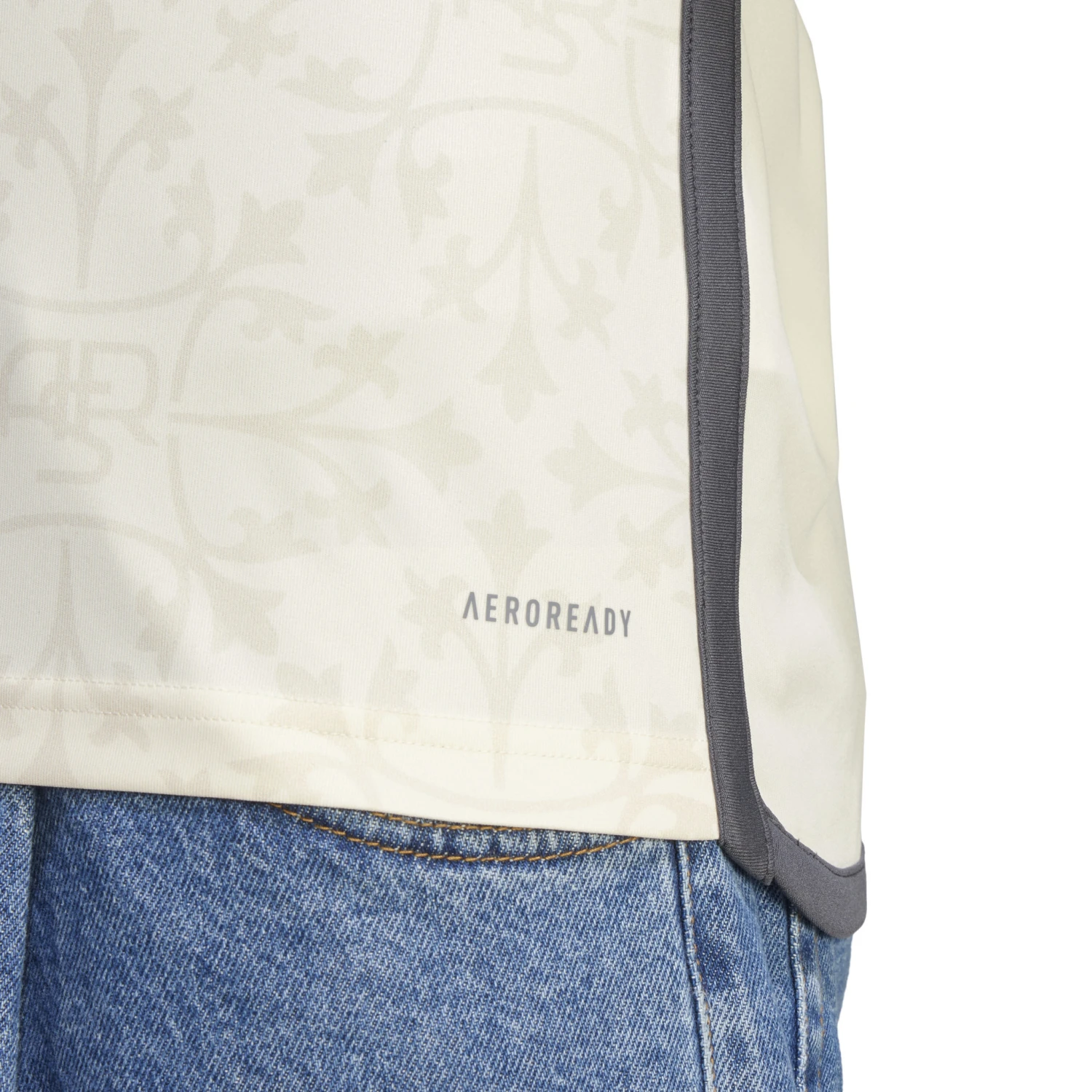 Adidas AS Roma 23/24 Away Jersey (Beige) - Image 8