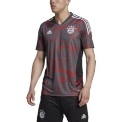 Adidas Bayern 22/23 Condivo 22 Training Jersey (Gray/Red)