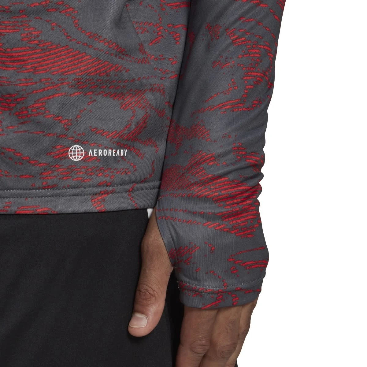 Adidas Bayern 22/23 Condivo 22 Training Top (Gray/Red) - Image 4