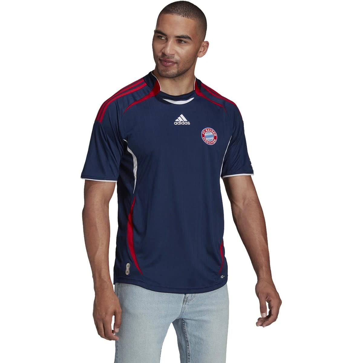 Adidas Bayern Munich 21/22 Teamgeist Jersey (Navy) - Image 3