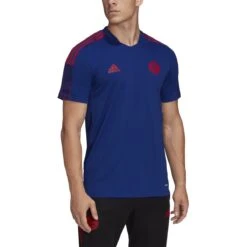 Adidas Bayern Munich 21/22 Training Jersey (Blue/Red)