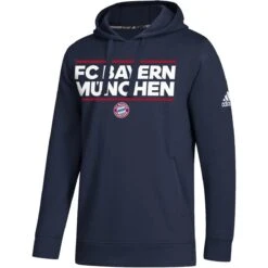 Adidas Bayern Munich 22/23 Fleece Hoodie (Navy)
