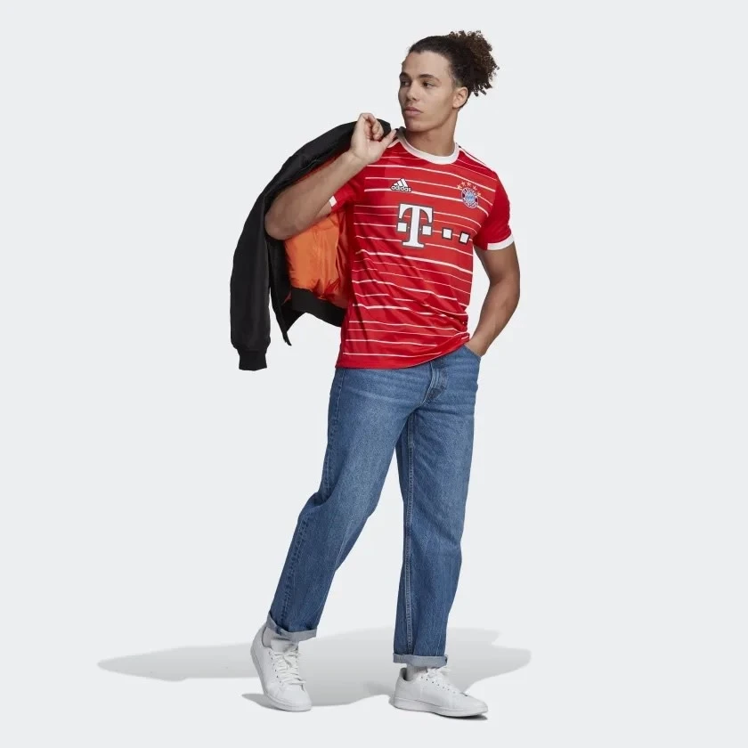 Adidas Bayern Munich 22/23 Home Jersey (Red) - Image 5