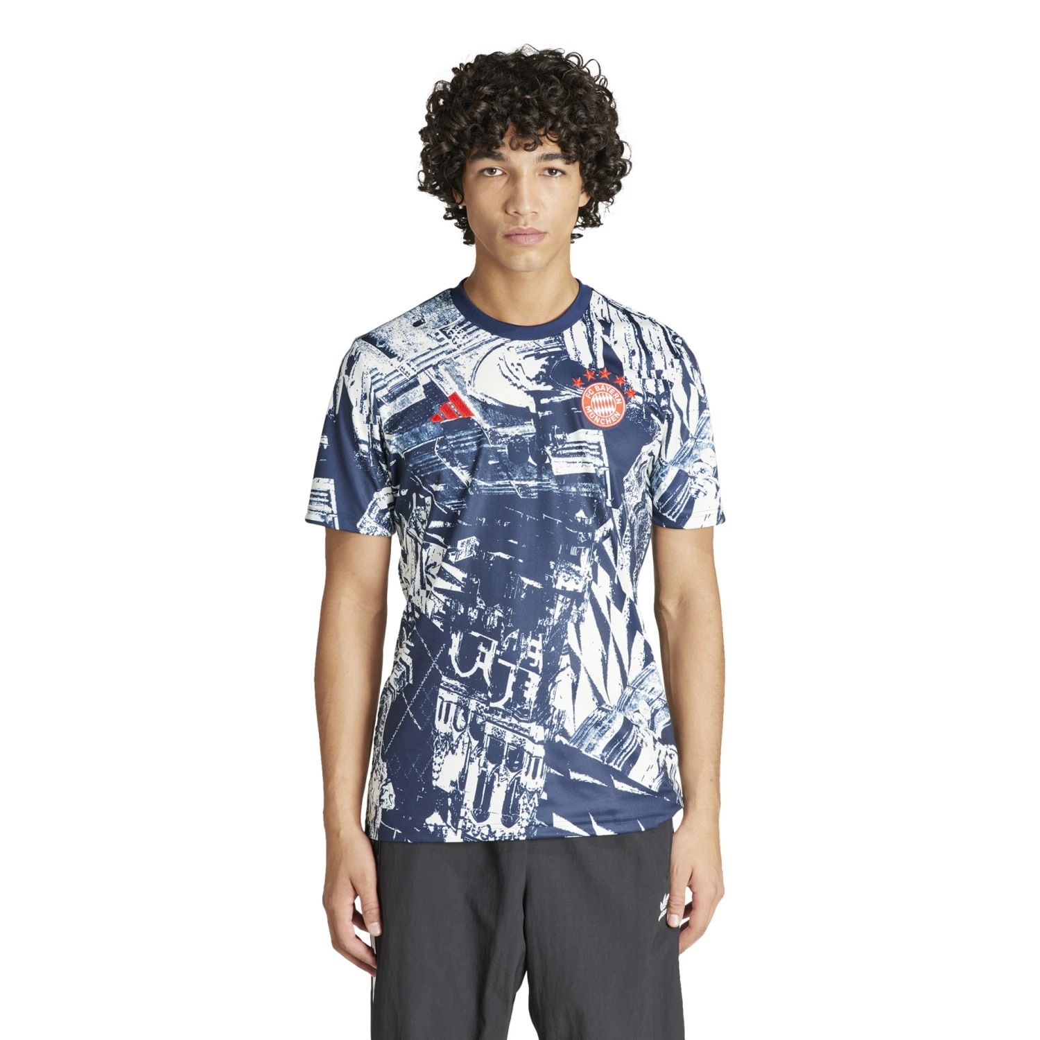 Adidas Bayern Munich 23/24 Prematch Jersey (Navy/White) - Image 3