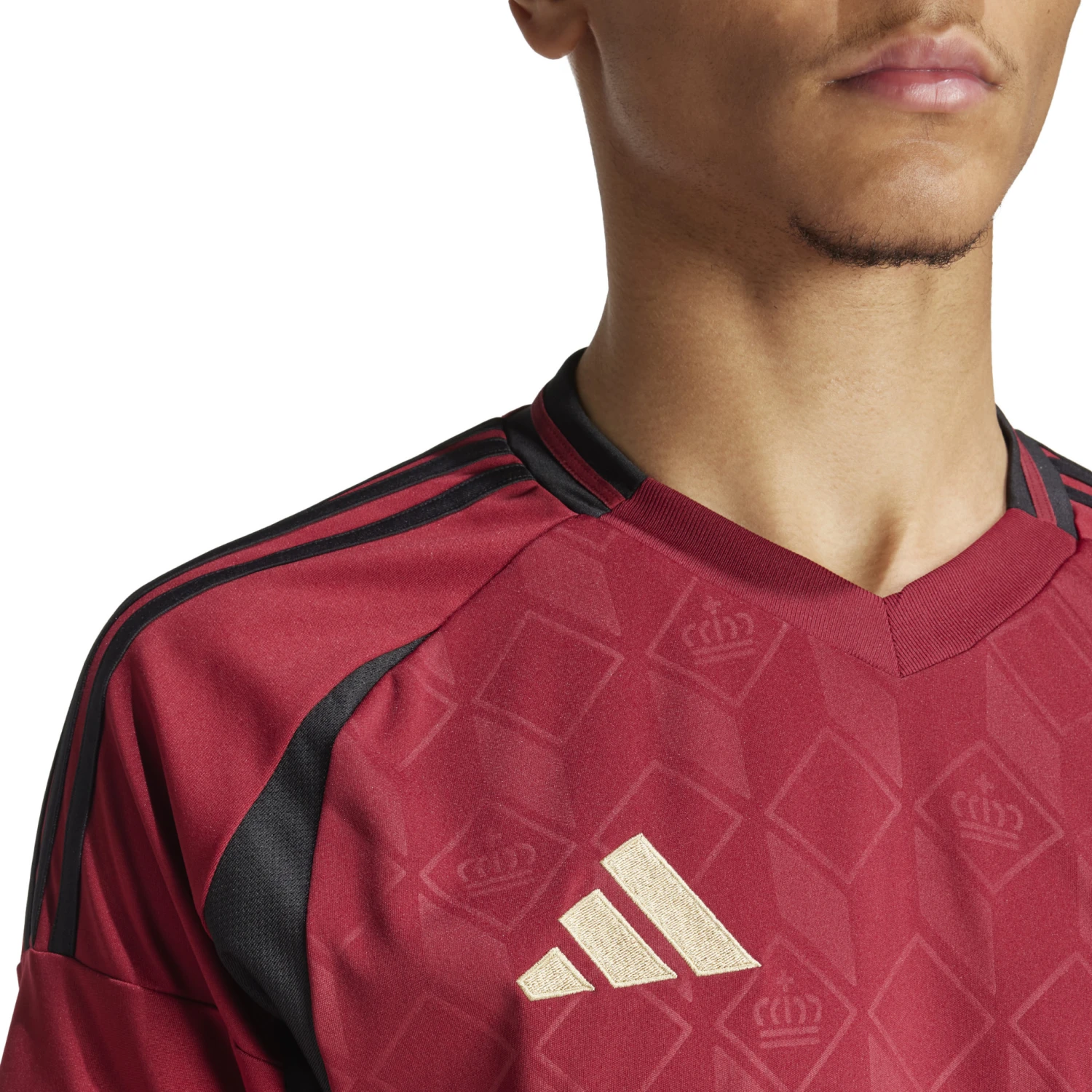 Adidas Belgium 2024 Home Jersey (Red) - Image 7