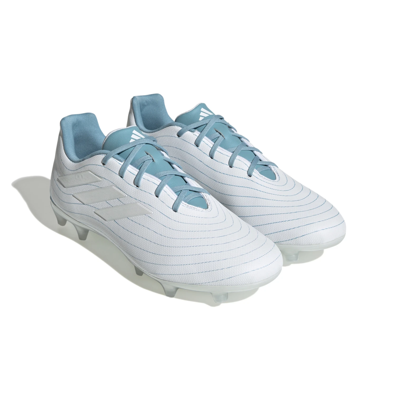 Adidas Copa Pure.3 FG (White/Aqua) - Image 5