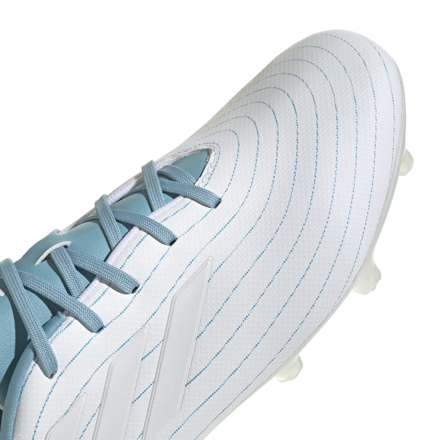 Adidas Copa Pure.3 FG (White/Aqua) - Image 8