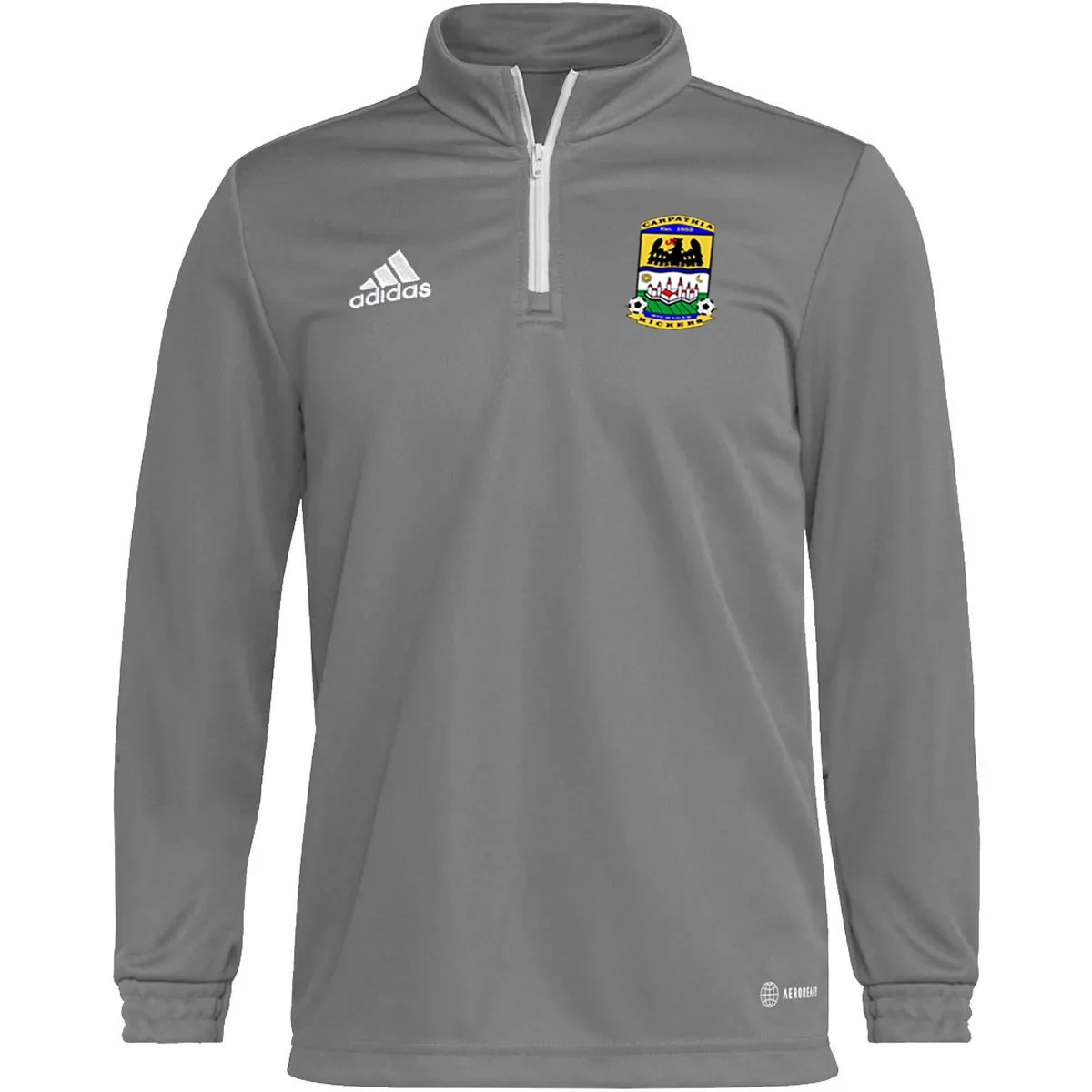 Adidas ENTRADA 22 TRAINING TOP (GRAY) - Image 3