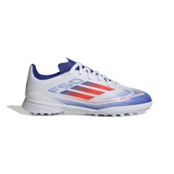 Adidas F50 League Turf Jr (White/Orange/Blue)