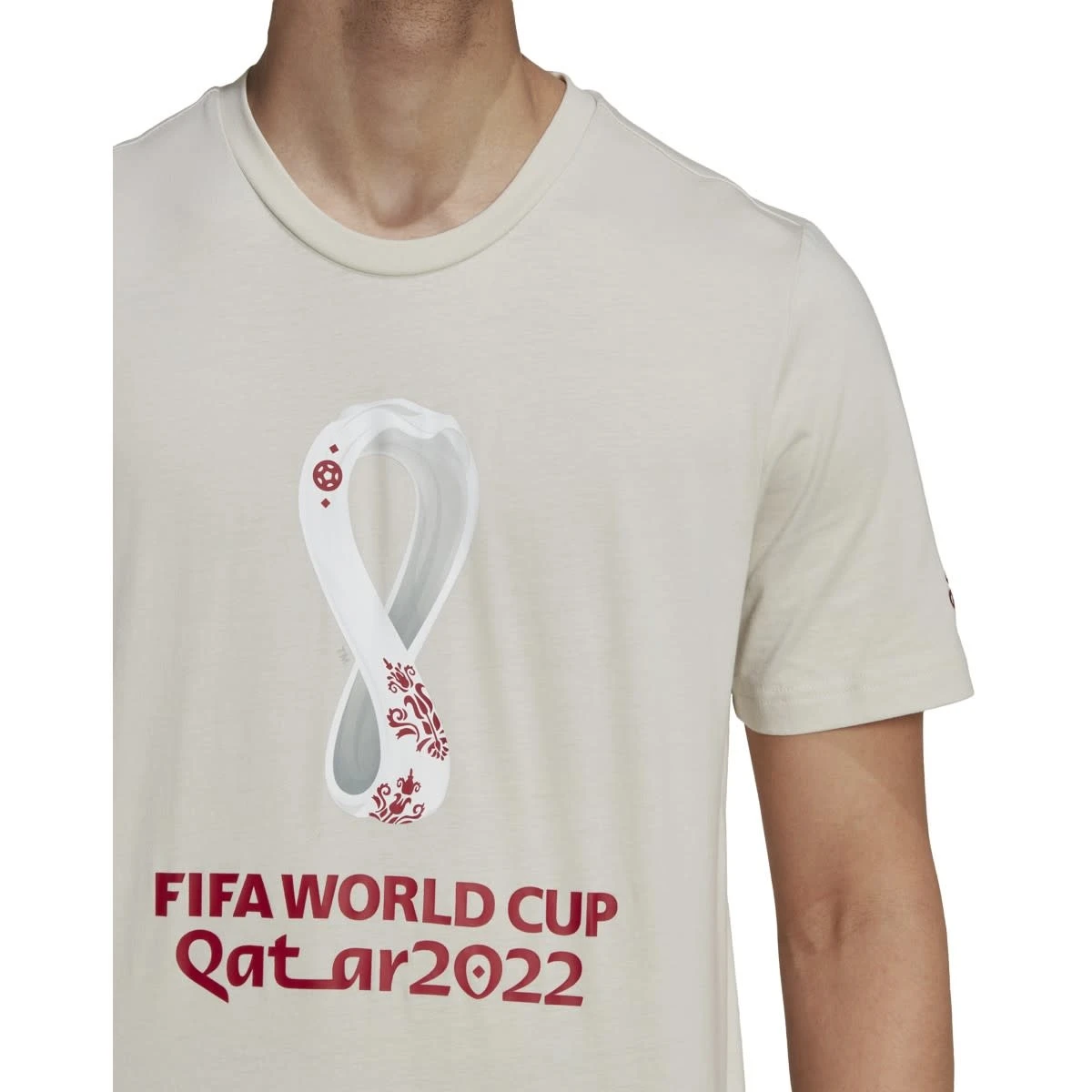 Adidas FIFA World Cup 2022 Graphic Tee (Talc) - Image 5
