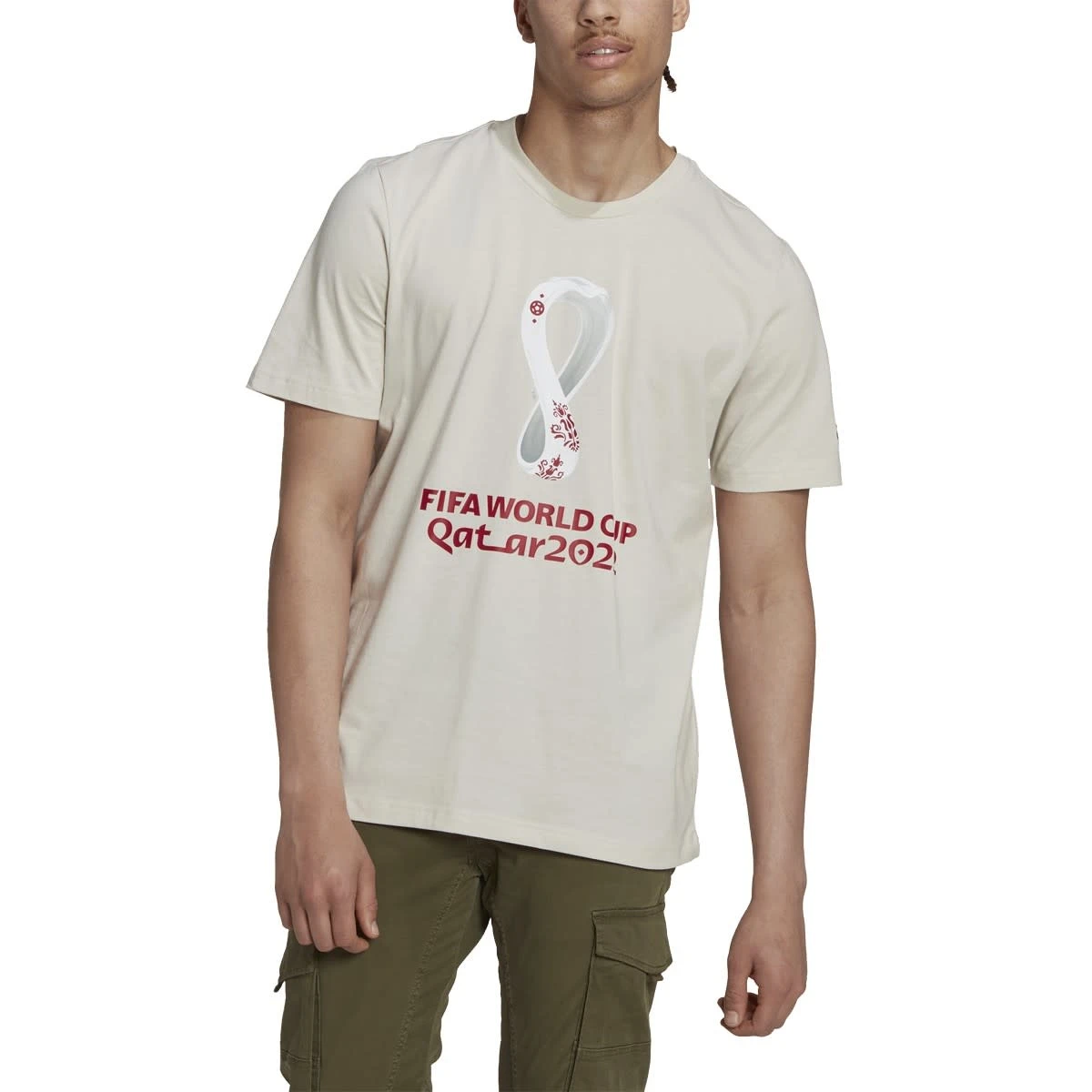 Adidas FIFA World Cup 2022 Graphic Tee (Talc)