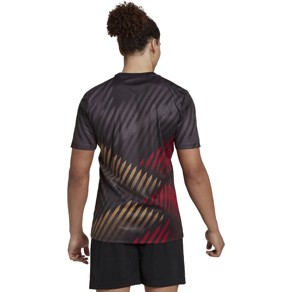 Adidas Germany 2022 Prematch Jersey (Black/Gray) - Image 2
