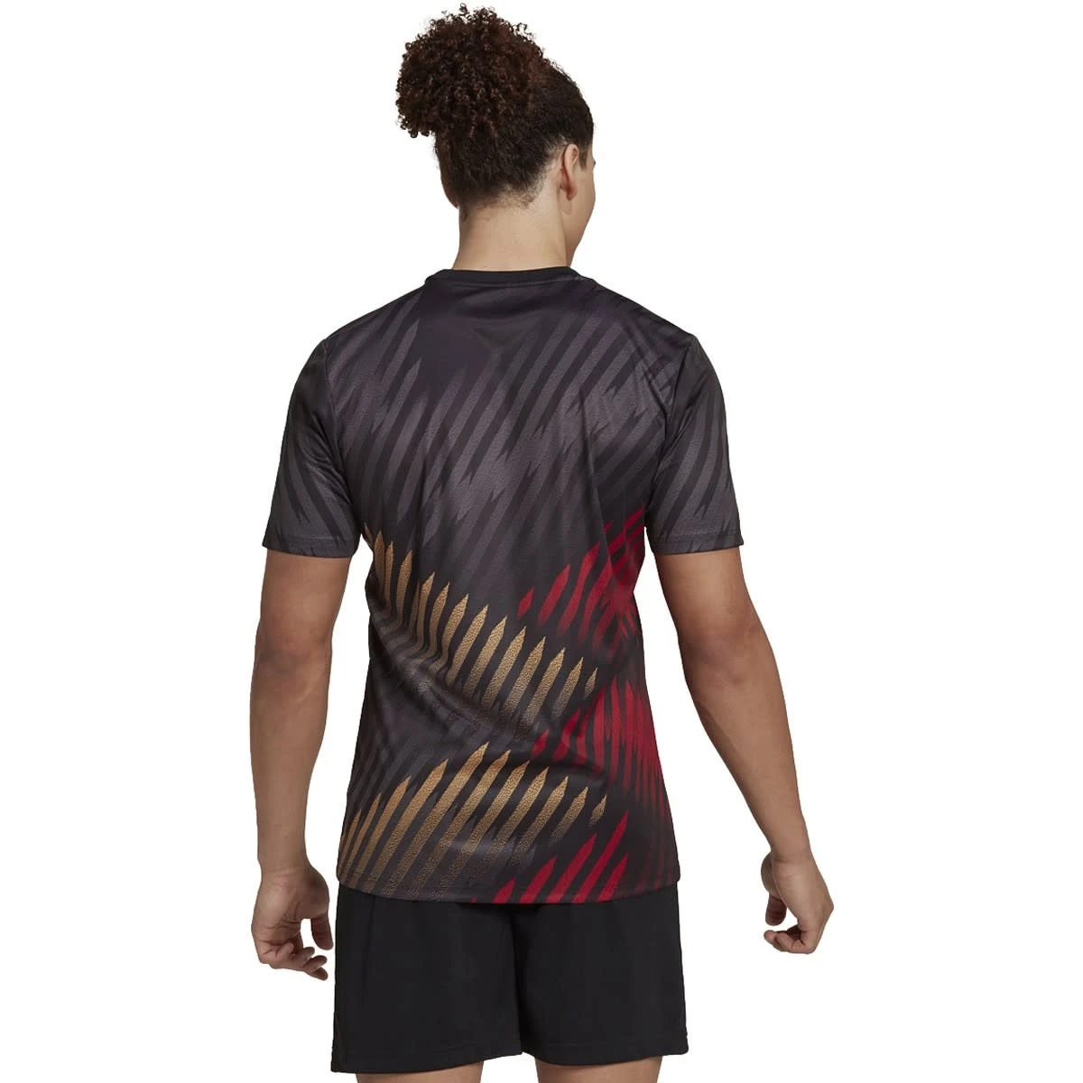 Adidas Germany 2022 Prematch Jersey (Black/Gray) - Image 7