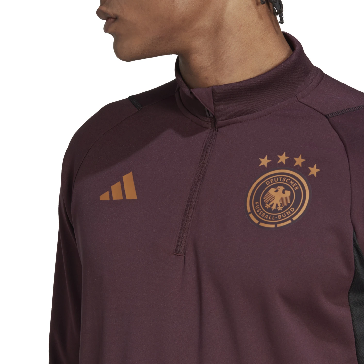 Adidas Germany 2022 Tiro 23 Training Top (Maroon) - Image 5