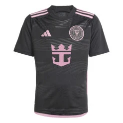 Adidas Inter Miami 2024 Away Jersey Youth (Black/Pink)