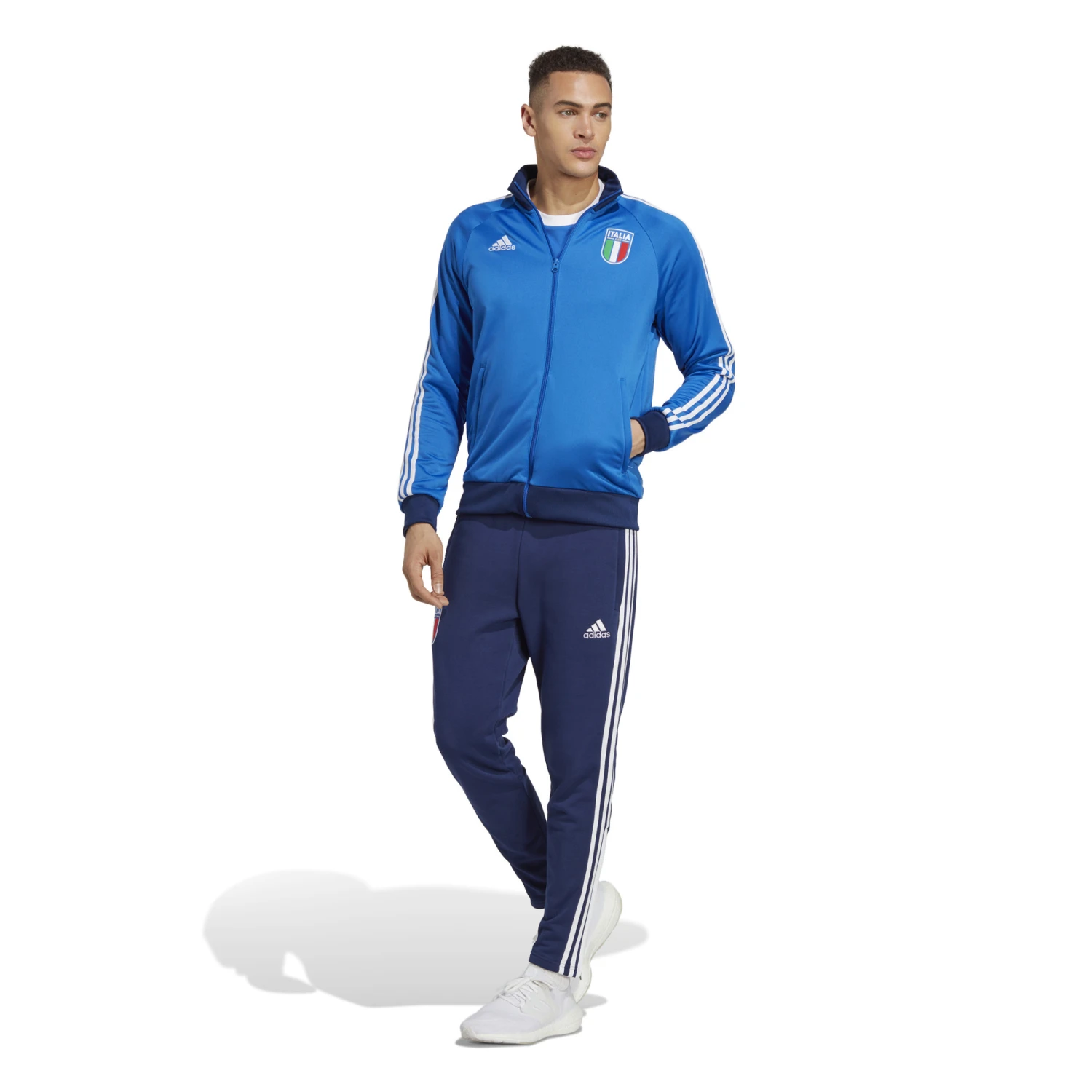 Adidas Italy 2023 DNA Track Jacket (Blue) - Image 5
