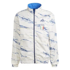 Adidas Italy 2023 Reversible Anthem Jacket (Blue/White)
