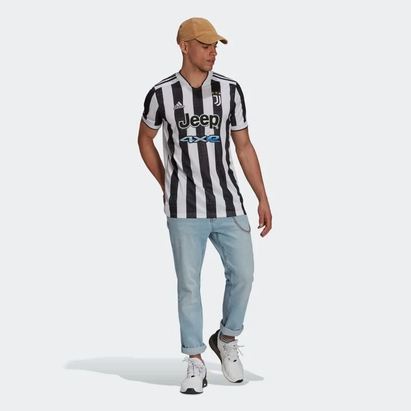Adidas Juventus 21/22 Home Jersey (White/Black) - Image 3