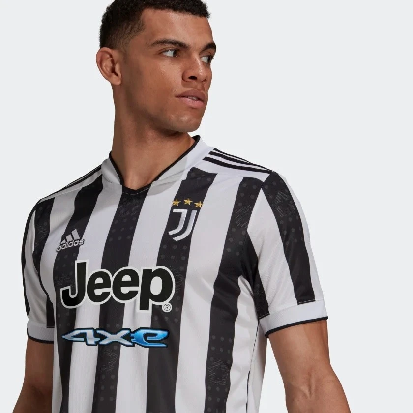 Adidas Juventus 21/22 Home Jersey (White/Black) - Image 5