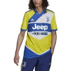 Adidas Juventus 21/22 Third Jersey (Yellow/Blue)