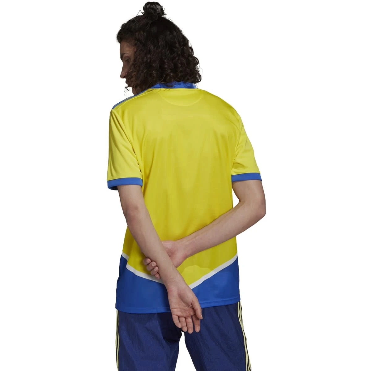 Adidas Juventus 21/22 Third Jersey (Yellow/Blue) - Image 8