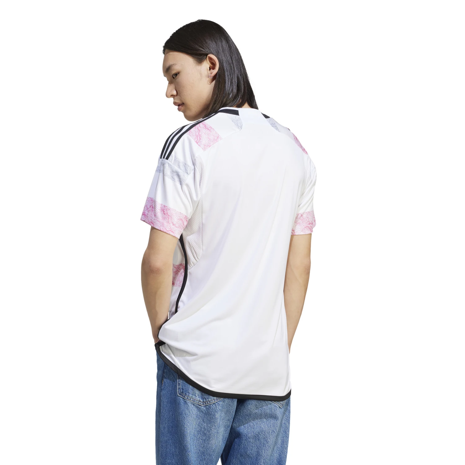 Adidas Juventus 23/24 Away Jersey (White/Pink/Gray) - Image 4
