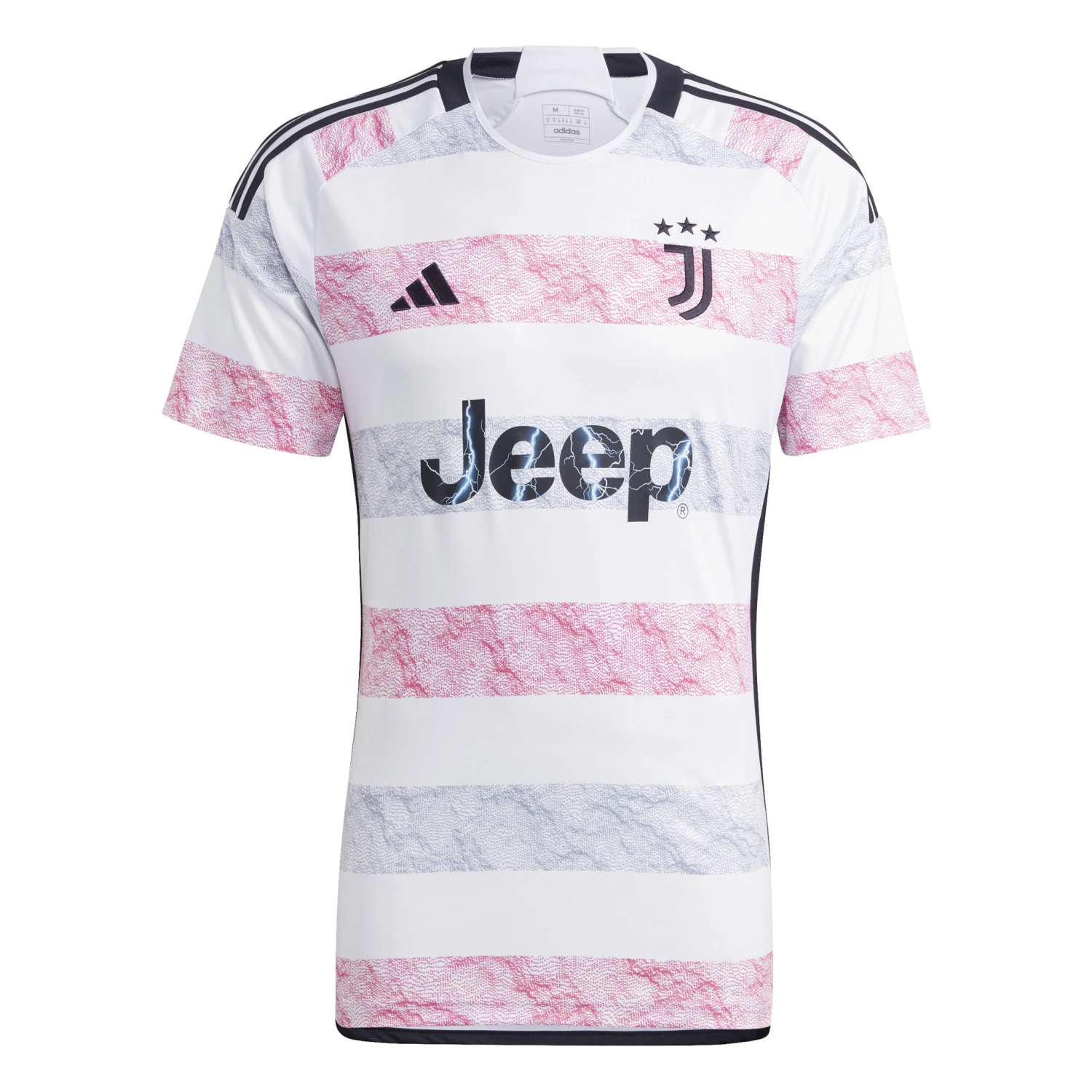 Adidas Juventus 23/24 Away Jersey (White/Pink/Gray)