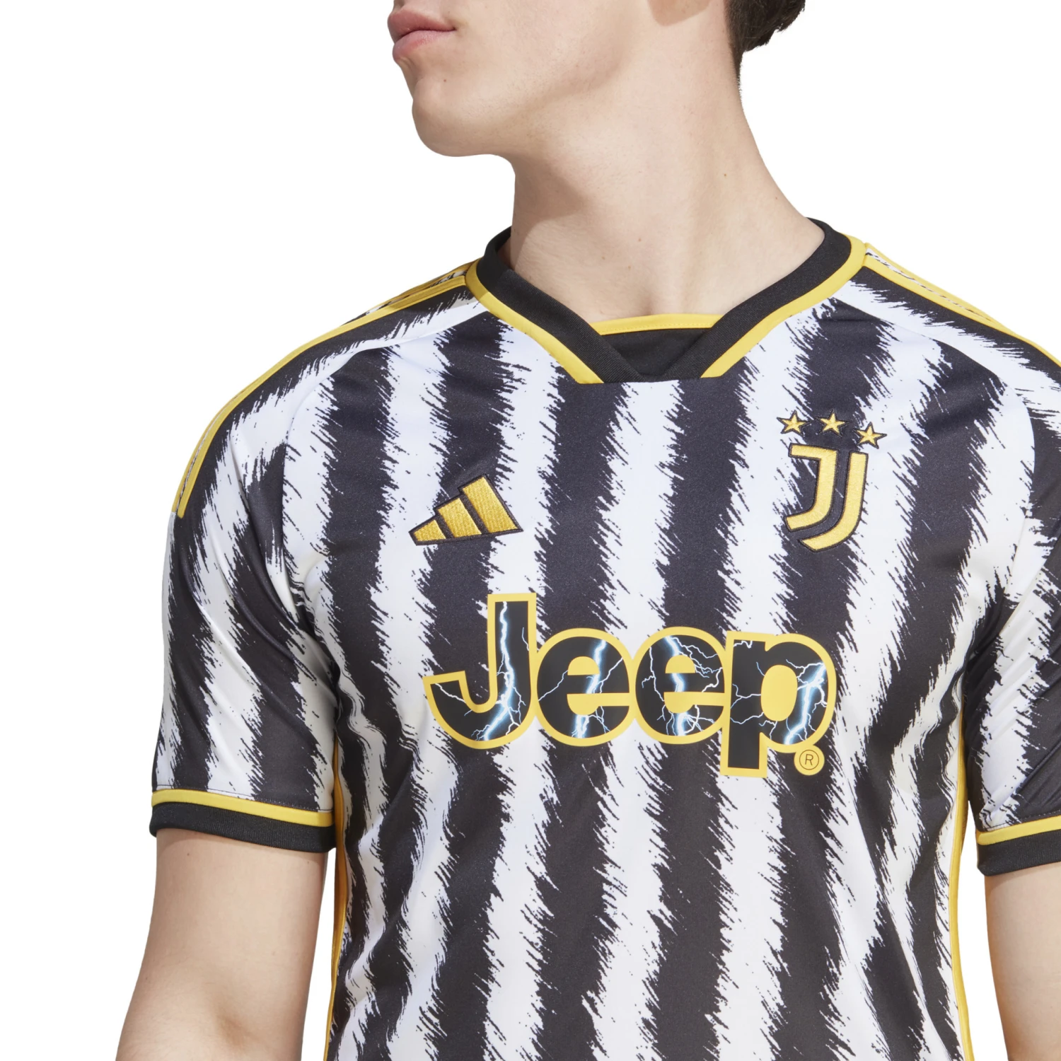 Adidas Juventus 23/24 Home Jersey (Black/White) - Image 6