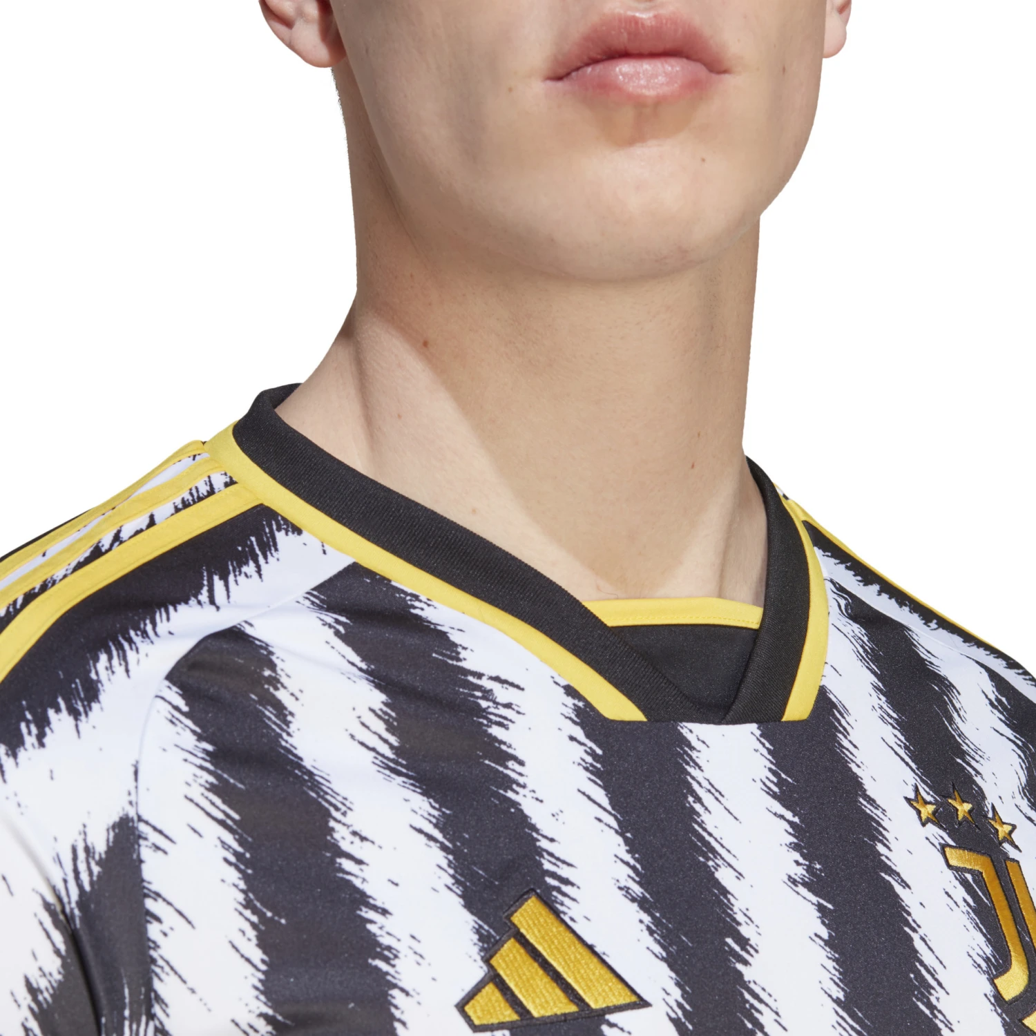 Adidas Juventus 23/24 Home Jersey (Black/White) - Image 7