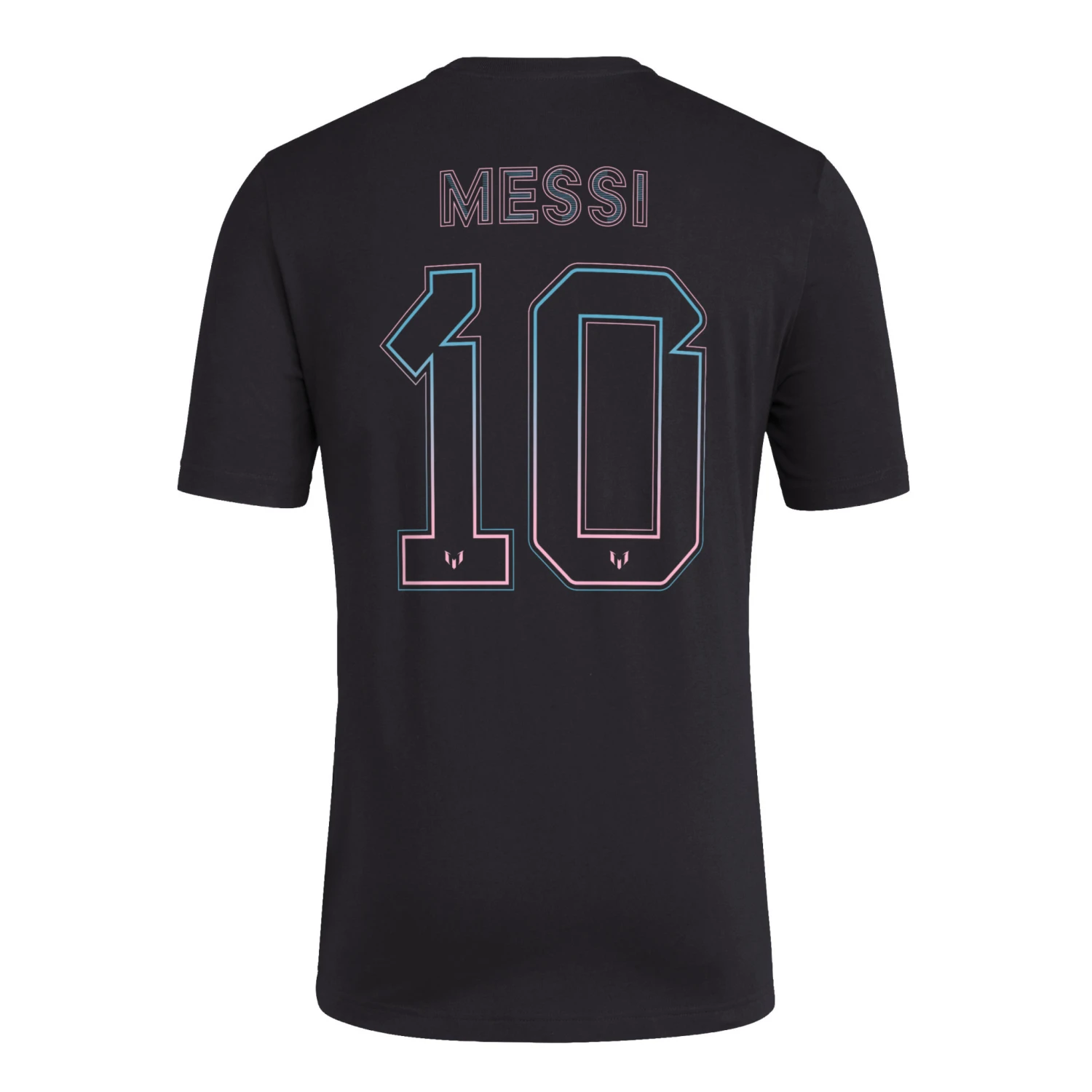 Adidas Messi "M" Graphic Tee (Black/Pink/Blue)