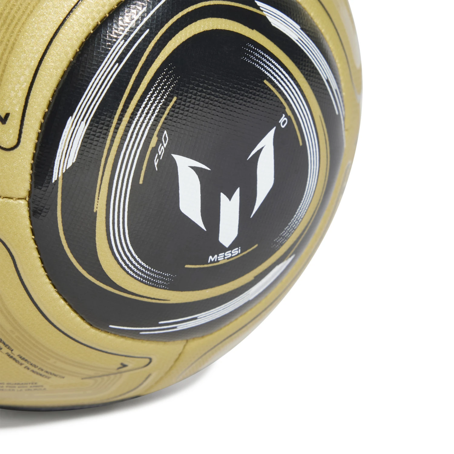Adidas Messi Mini Ball (Gold/Black) - Image 3