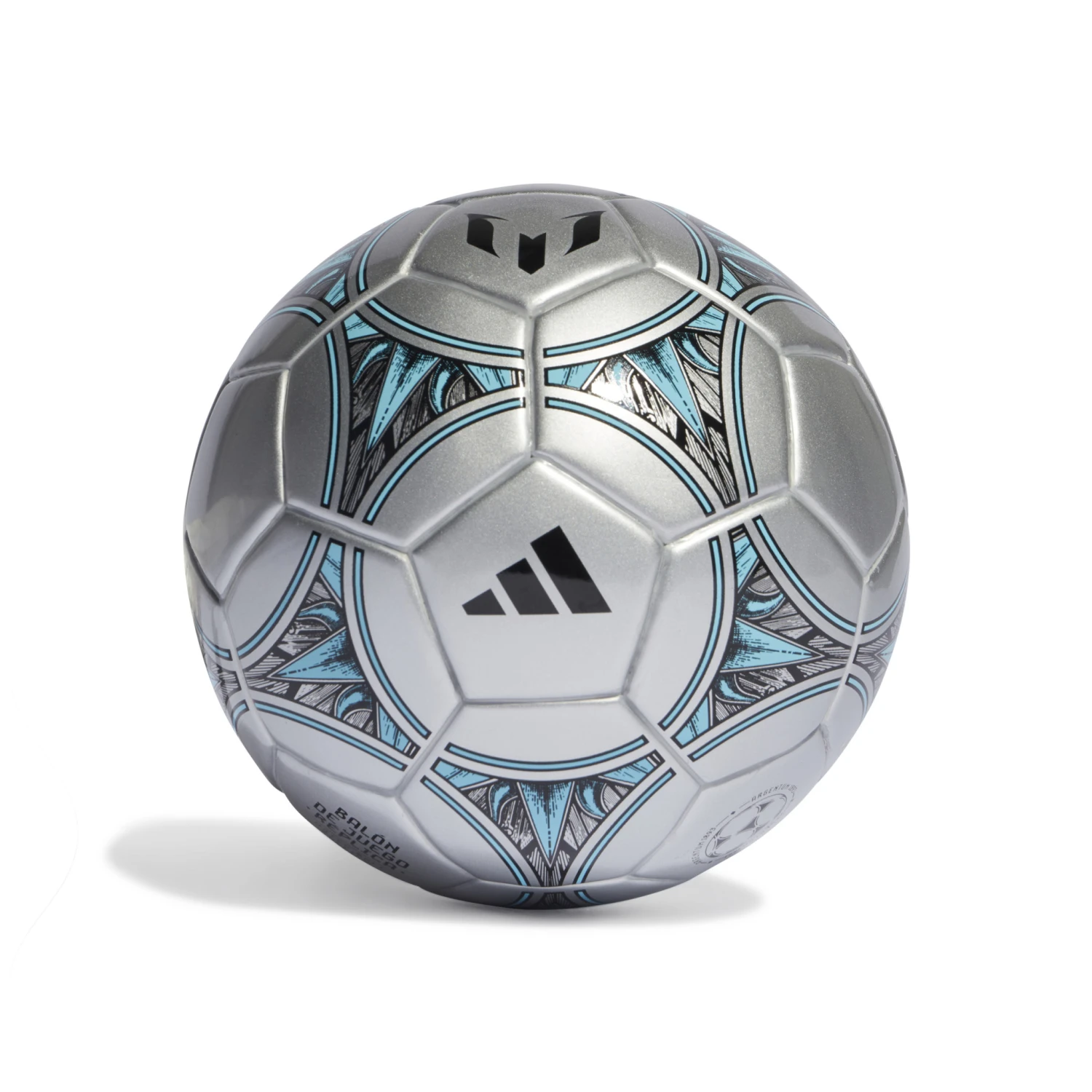 Adidas Messi Mini Ball (Silver/Black) - Image 2