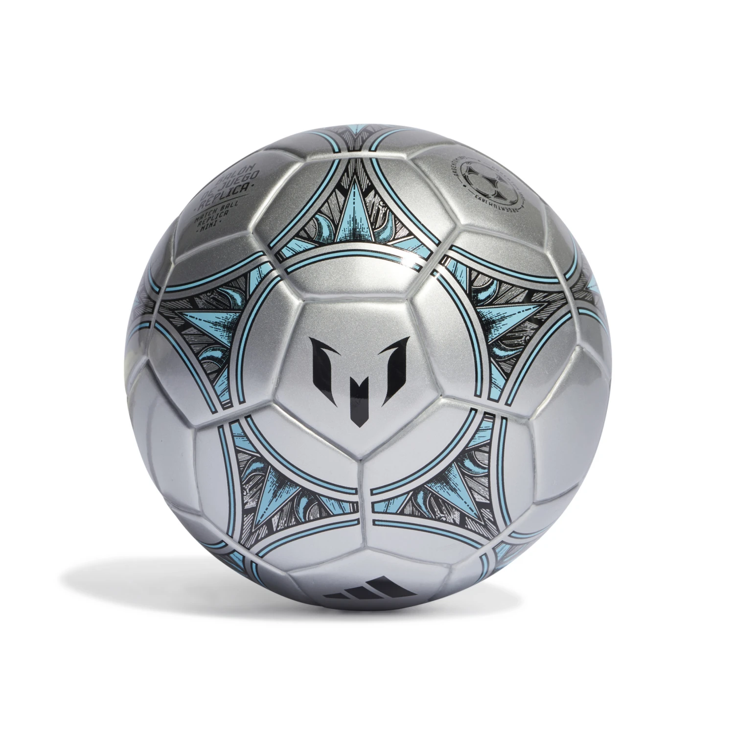 Adidas Messi Mini Ball (Silver/Black)
