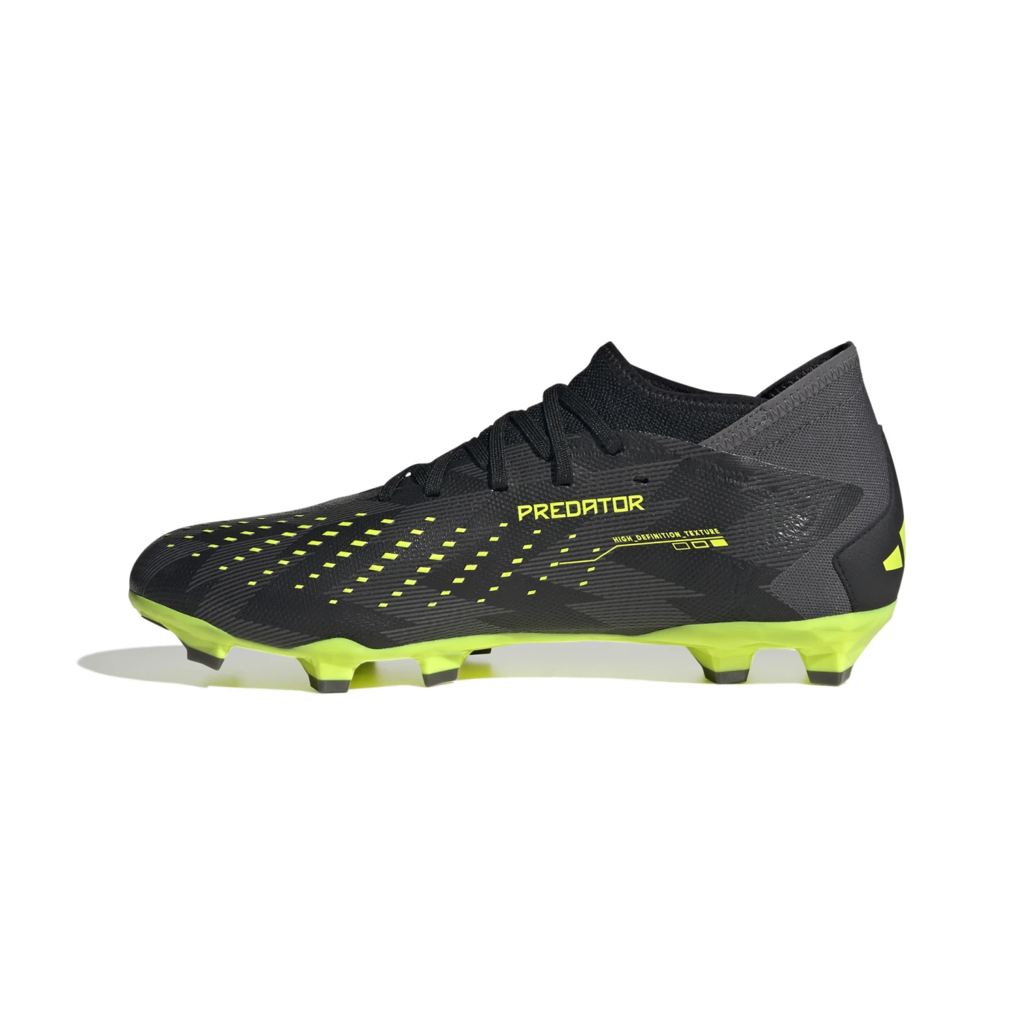 Adidas Predator Accuracy Injection.3 FG (Black/Gray/Lime) - Image 4
