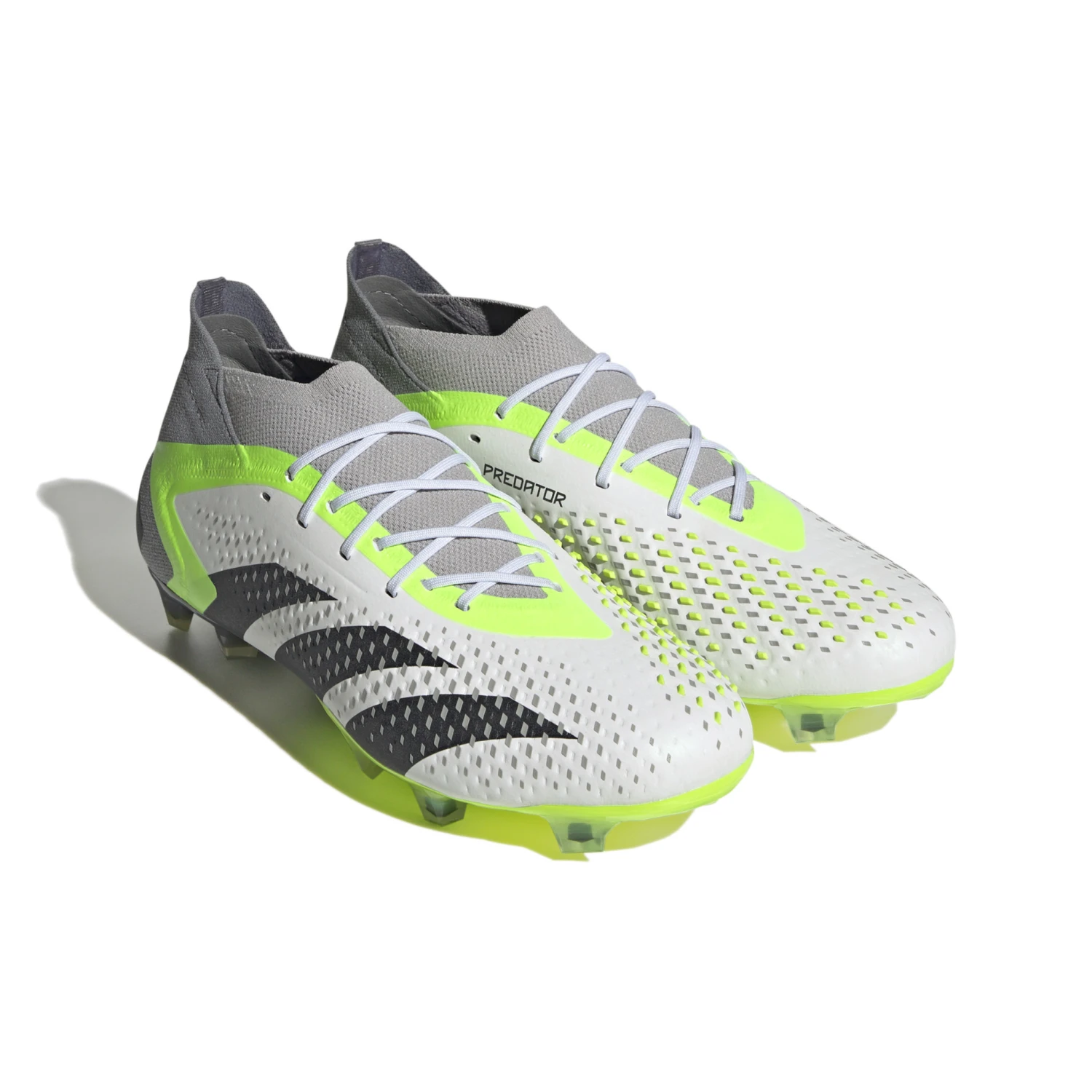 Adidas Predator Accuracy.1 FG (White/Lime) - Image 5