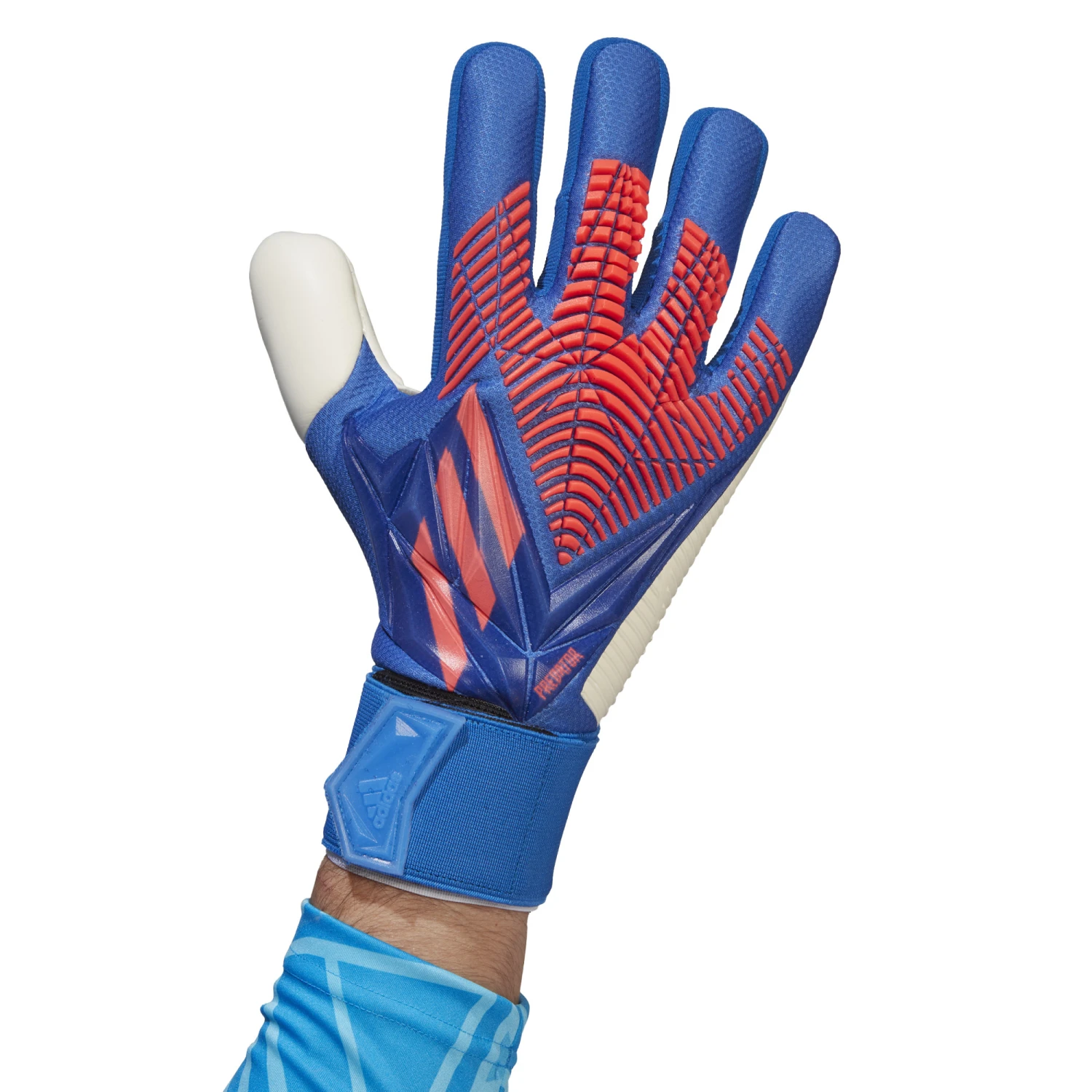 Adidas Predator Competition Glove (Blue/Orange) - Image 6