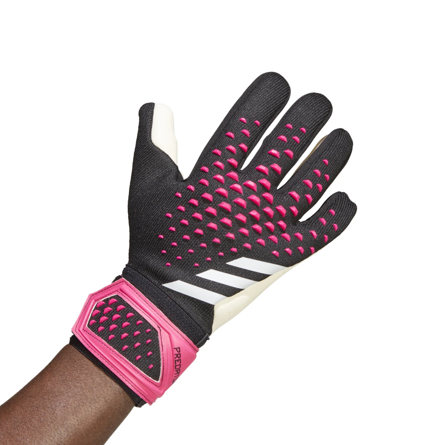 Adidas Predator League Goalkeeper Gloves (Black/Pink) - Image 2