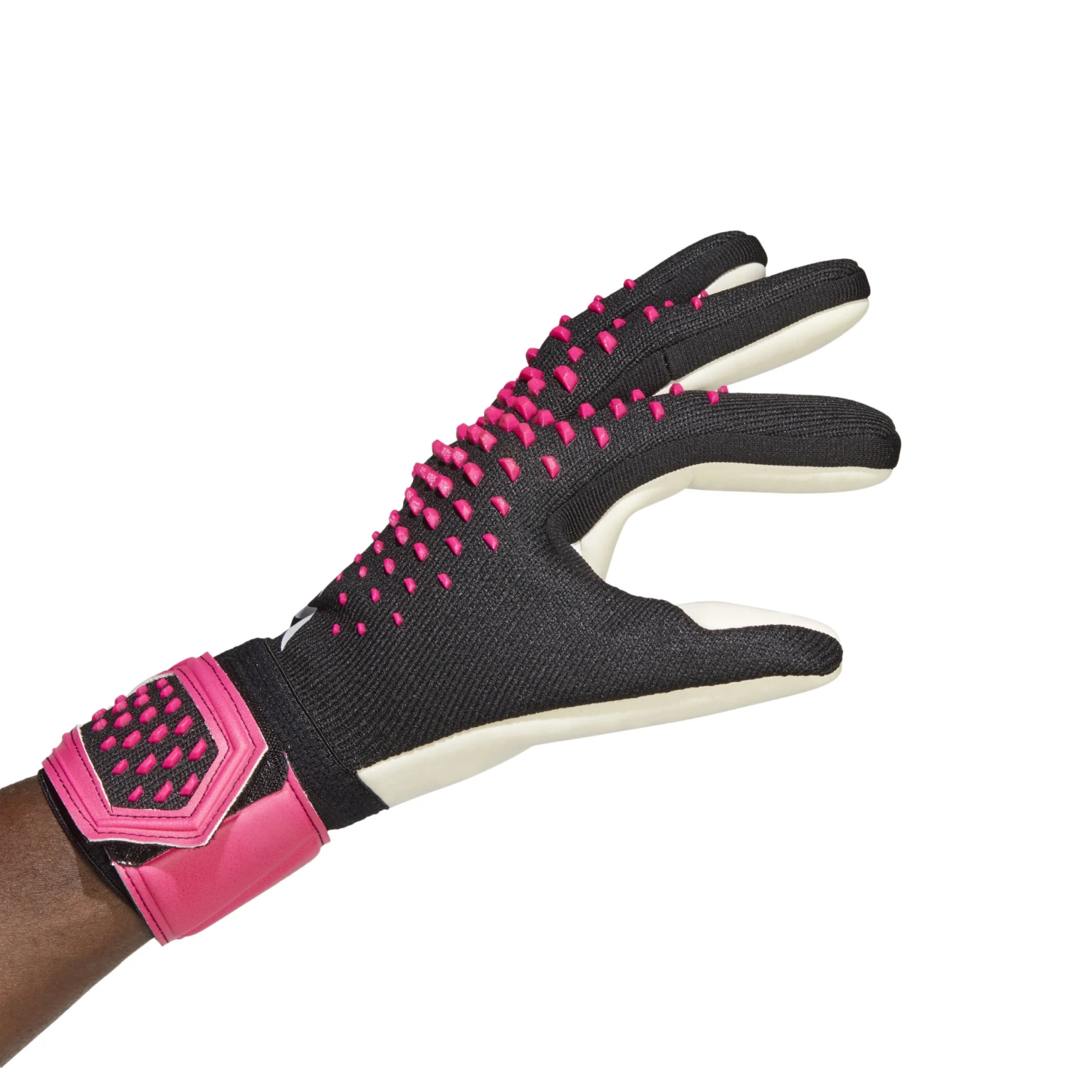 Adidas Predator League Goalkeeper Gloves (Black/Pink) - Image 3