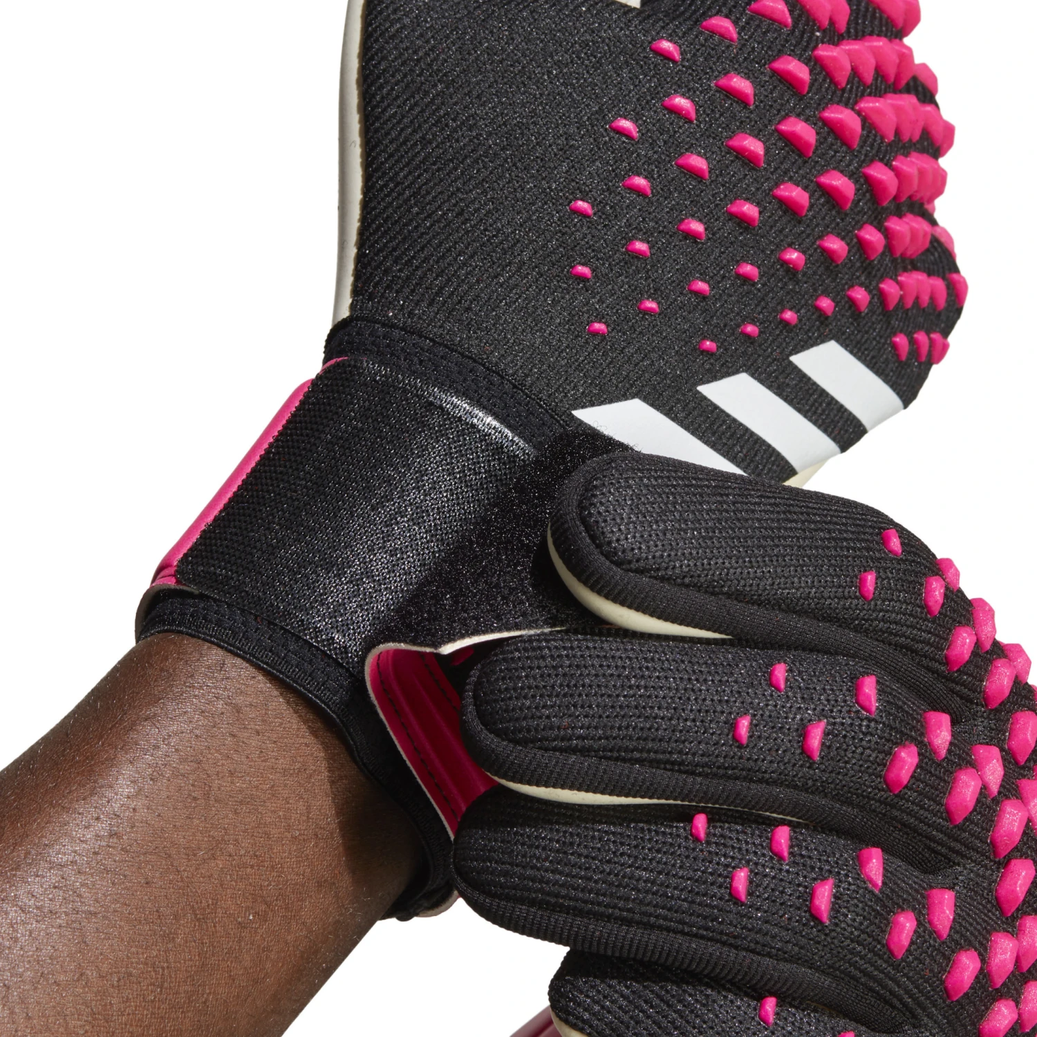 Adidas Predator League Goalkeeper Gloves (Black/Pink) - Image 4