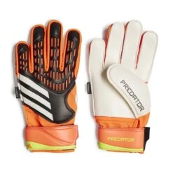 Adidas Predator Match Fingersave Goalkeeper Gloves Jr (Black/Orange)