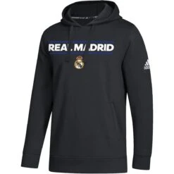 Adidas Real Madrid 22/23 Fleece Hoodie (Black)