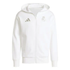 Adidas Real Madrid 24/25 Anthem Hooded Jacket (White)