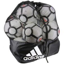 Adidas Stadium Ball Bag (Black/White)